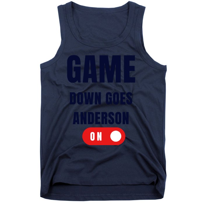 Down Goes Anderson Tank Top