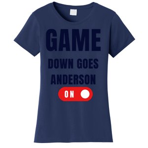 Down Goes Anderson Women's T-Shirt