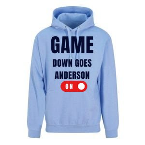 Down Goes Anderson Unisex Surf Hoodie