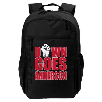 DOWN GOES ANDERSON FUNNY BASEBALL Backpack