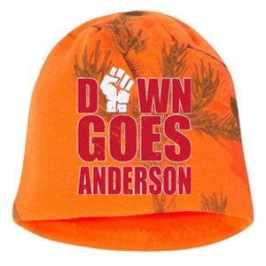 DOWN GOES ANDERSON FUNNY BASEBALL Kati - Camo Knit Beanie