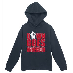 DOWN GOES ANDERSON FUNNY BASEBALL Urban Pullover Hoodie