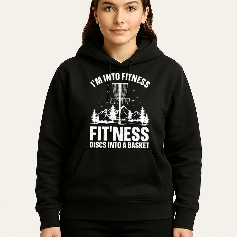Disc Golf Art Disc Golfer Player Disc Golf Hoodie