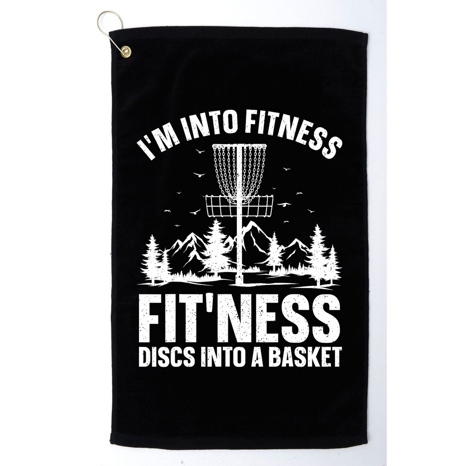 Disc Golf Art Disc Golfer Player Disc Golf Golf Towel