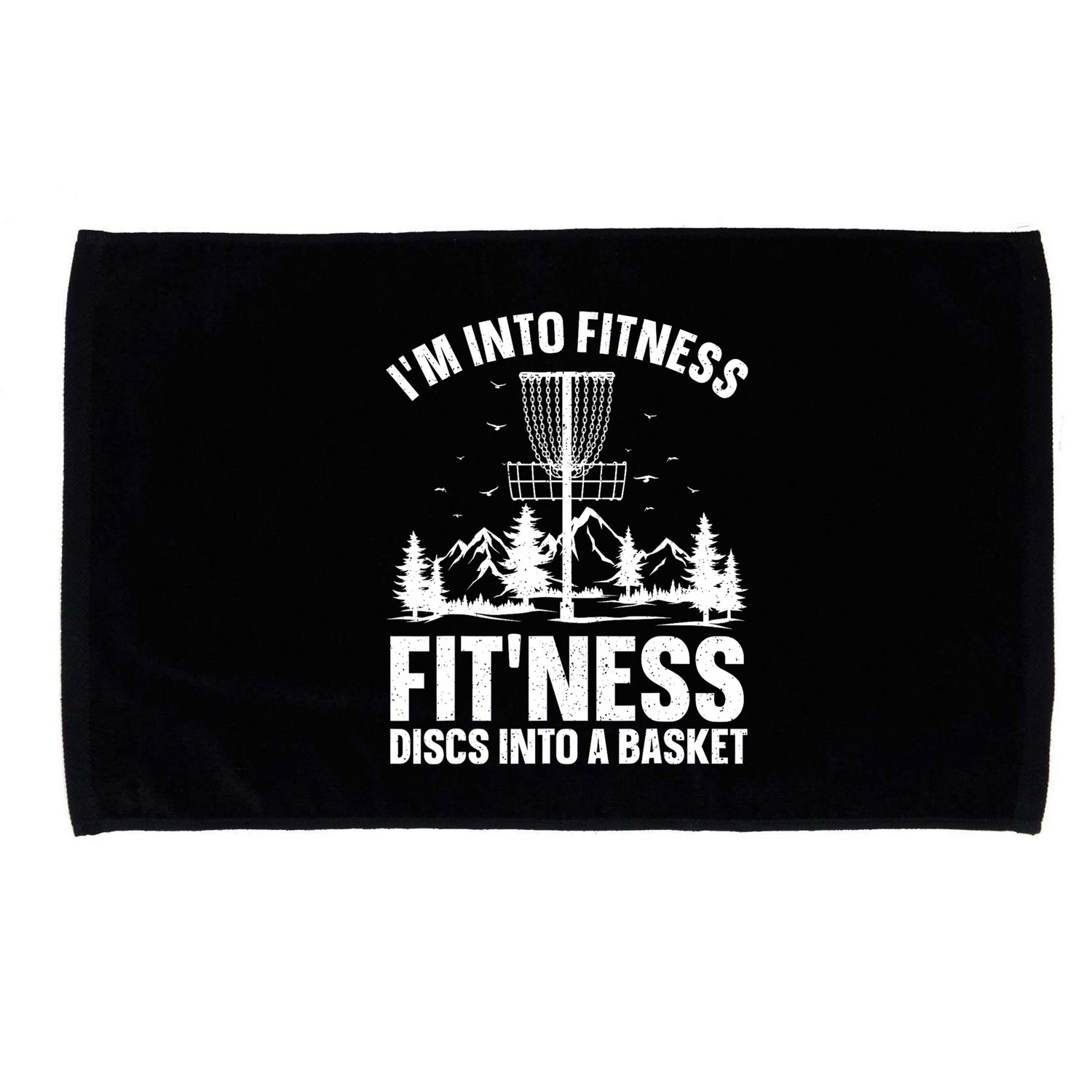 Disc Golf Art Disc Golfer Player Disc Golf Microfiber Hand Towel