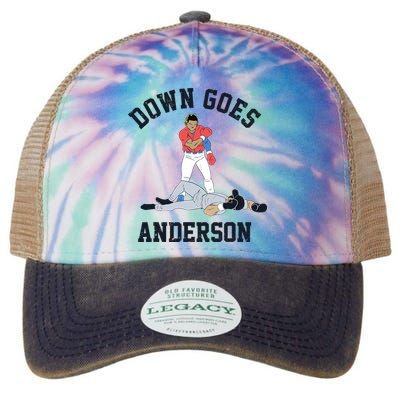 Down Goes Anderson Legacy Tie Dye Trucker Hat