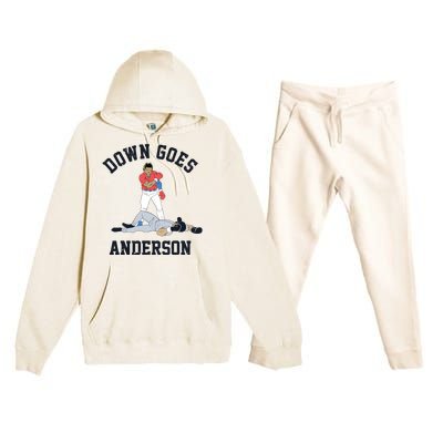 Down Goes Anderson Premium Hooded Sweatsuit Set