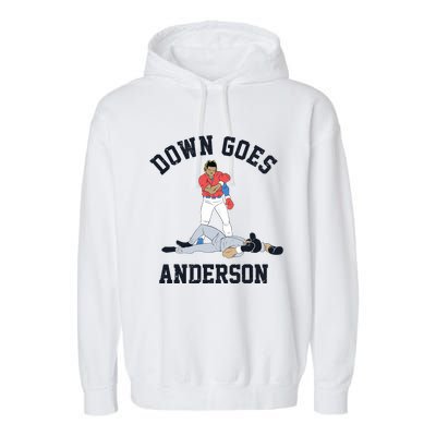 Down Goes Anderson Garment-Dyed Fleece Hoodie