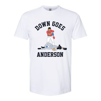 Down Goes Anderson Softstyle CVC T-Shirt