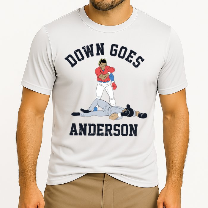 Down Goes Anderson Cooling Performance Crew T-Shirt