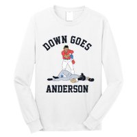 Down Goes Anderson Long Sleeve Shirt