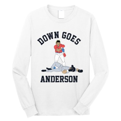 Down Goes Anderson Long Sleeve Shirt