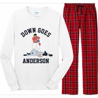 Down Goes Anderson Long Sleeve Pajama Set