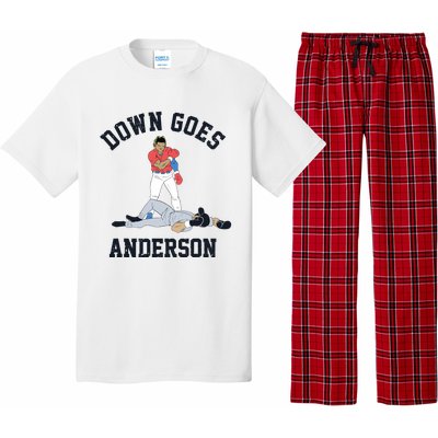 Down Goes Anderson Pajama Set