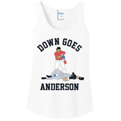 Down Goes Anderson Ladies Essential Tank