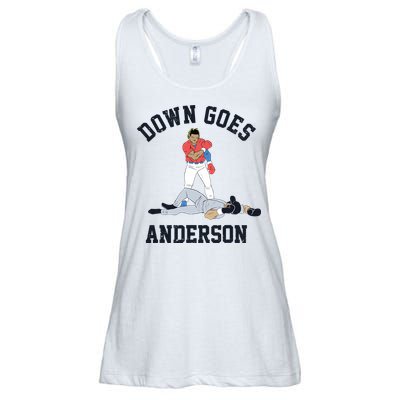 Down Goes Anderson Ladies Essential Flowy Tank
