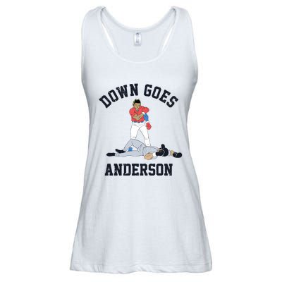 Down Goes Anderson Ladies Essential Flowy Tank