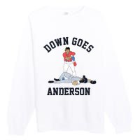 Down Goes Anderson Premium Crewneck Sweatshirt