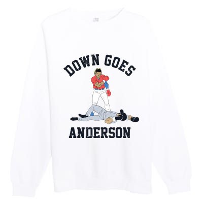 Down Goes Anderson Premium Crewneck Sweatshirt