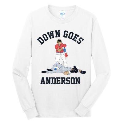 Down Goes Anderson Tall Long Sleeve T-Shirt