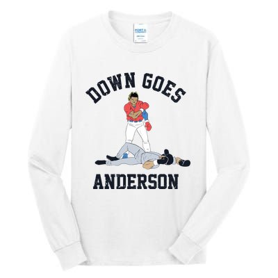 Down Goes Anderson Tall Long Sleeve T-Shirt