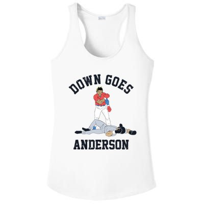 Down Goes Anderson Ladies PosiCharge Competitor Racerback Tank