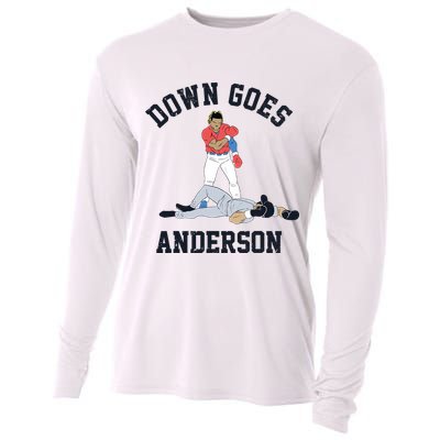 Down Goes Anderson Cooling Performance Long Sleeve Crew