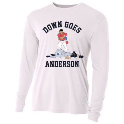 Down Goes Anderson Cooling Performance Long Sleeve Crew