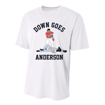 Down Goes Anderson Performance Sprint T-Shirt