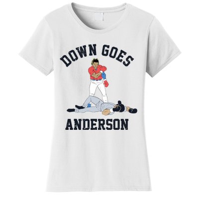 Down Goes Anderson Women's T-Shirt