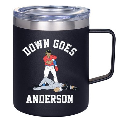 Down Goes Anderson 12oz Stainless Steel Coffee Mug