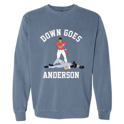 Down Goes Anderson Garment-Dyed Sweatshirt