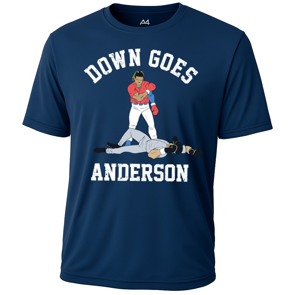 Down Goes Anderson Cooling Performance Crew T-Shirt