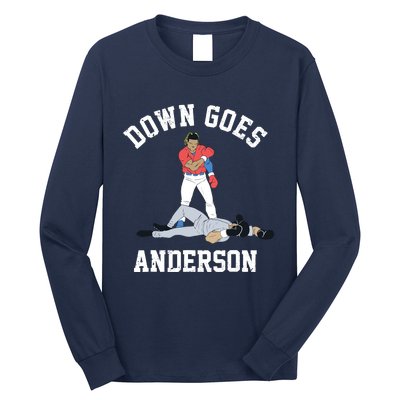 Down Goes Anderson Long Sleeve Shirt