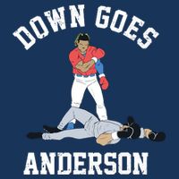 Down Goes Anderson 16 in Basic Backpack