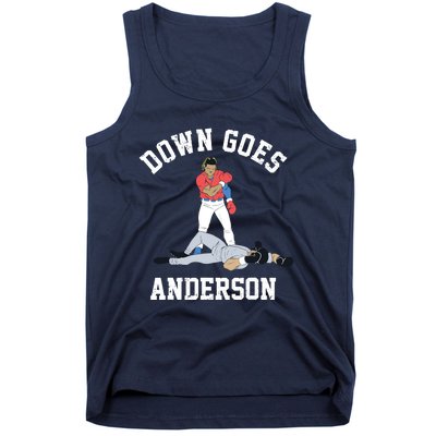 Down Goes Anderson Tank Top