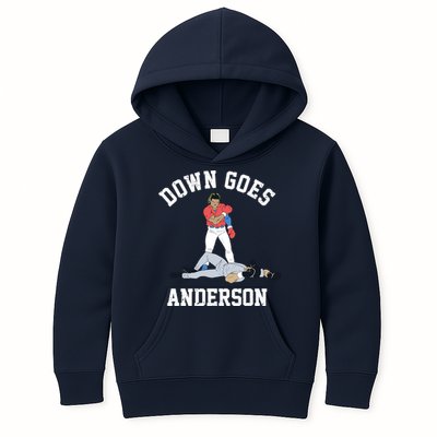 Down Goes Anderson Kids Hoodie