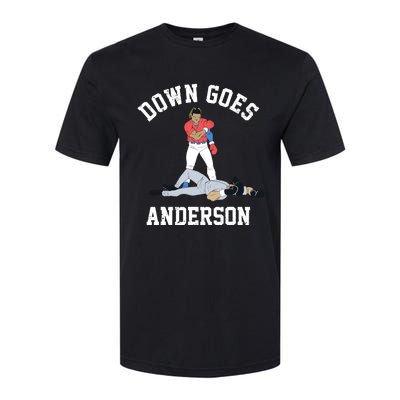 Down Goes Anderson Softstyle CVC T-Shirt