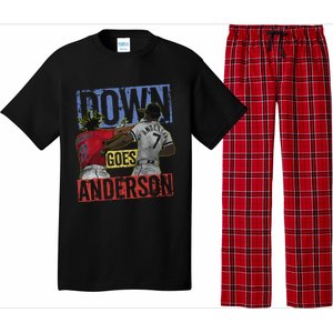 Down Goes Anderson Pajama Set