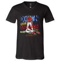 Down Goes Anderson V-Neck T-Shirt