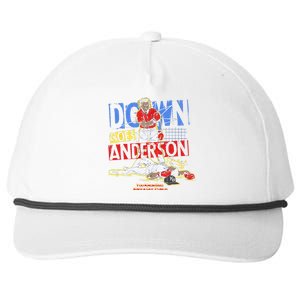 Down Goes Anderson Snapback Five-Panel Rope Hat