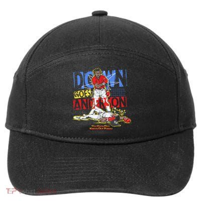 Down Goes Anderson 7-Panel Snapback Hat