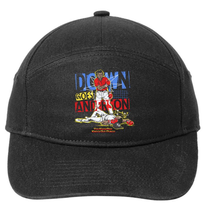 Down Goes Anderson 7-Panel Snapback Hat
