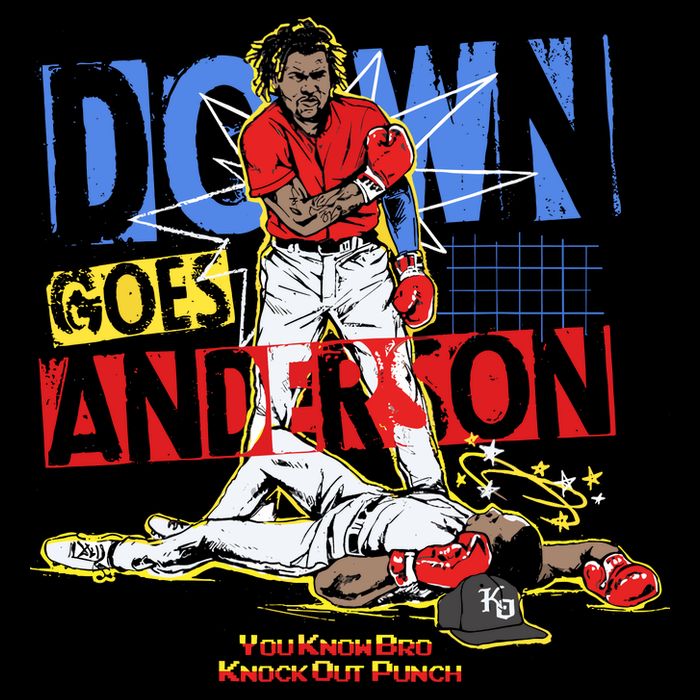 Down Goes Anderson 7-Panel Snapback Hat
