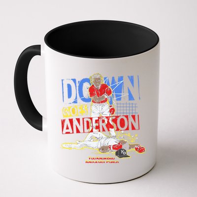 Down Goes Anderson Mug
