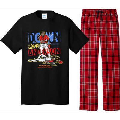 Down Goes Anderson Pajama Set