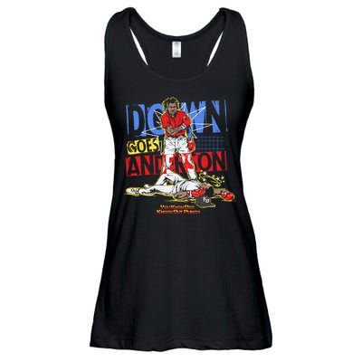 Down Goes Anderson Ladies Essential Flowy Tank