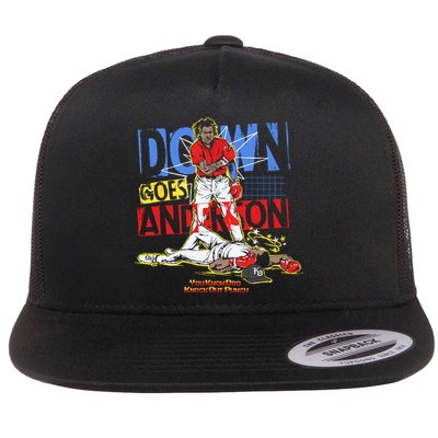 Down Goes Anderson Flatbill Hat