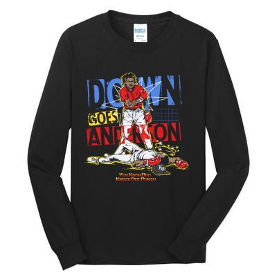 Down Goes Anderson Tall Long Sleeve T-Shirt