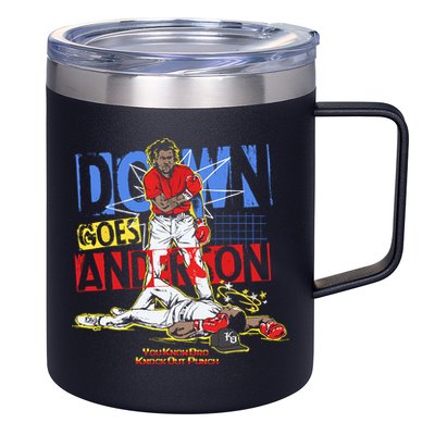 Down Goes Anderson 12oz Stainless Steel Coffee Mug